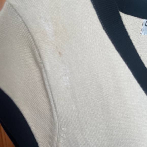 CHANEL Beige and Black Knit Dress - Picture 3 of 5